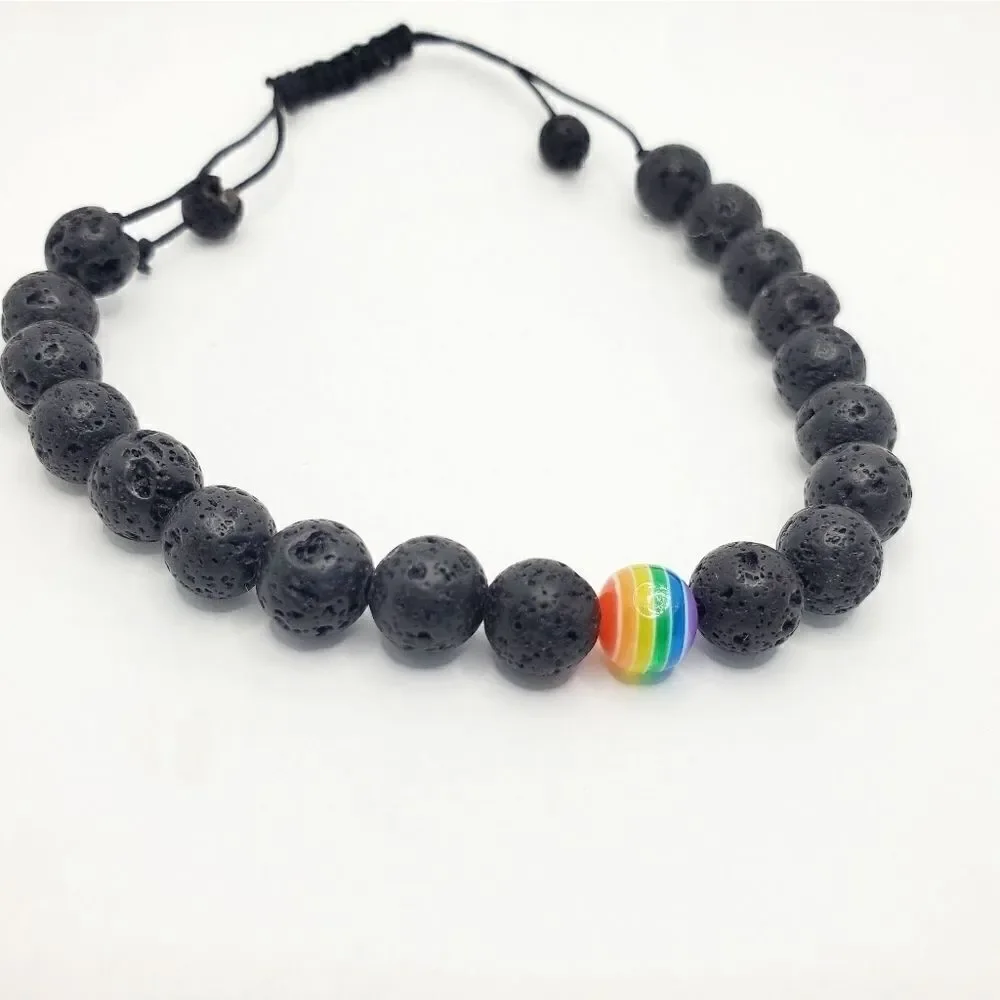 Hand Crafted Adjustable Pride Bracelet